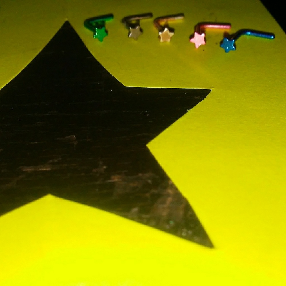 20g NOSE PIERCINGS "L" SHAPED